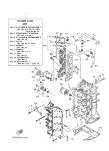 F115AETX drawing CYLINDER--CRANKCASE-1