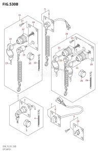 DF60 From 06001F-780001 (E01)  2007 drawing OPT:SWITCH (K5,K6,K7,K8,K9)