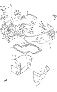 Outboard DF 250 drawing Side Cover (DF 250S)