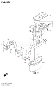 DF30A From 03003F-240001 (P01 P40)  2022 drawing DRIVE SHAFT HOUSING (DF30AQ)