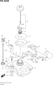 00603F-140001 (2021) 6hp P01-Gen. Export 1 (DF6A) DF6A drawing FUEL TANK