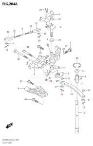 DF115BG From 11505F-240001 (E40)  2022 drawing CLUTCH SHAFT