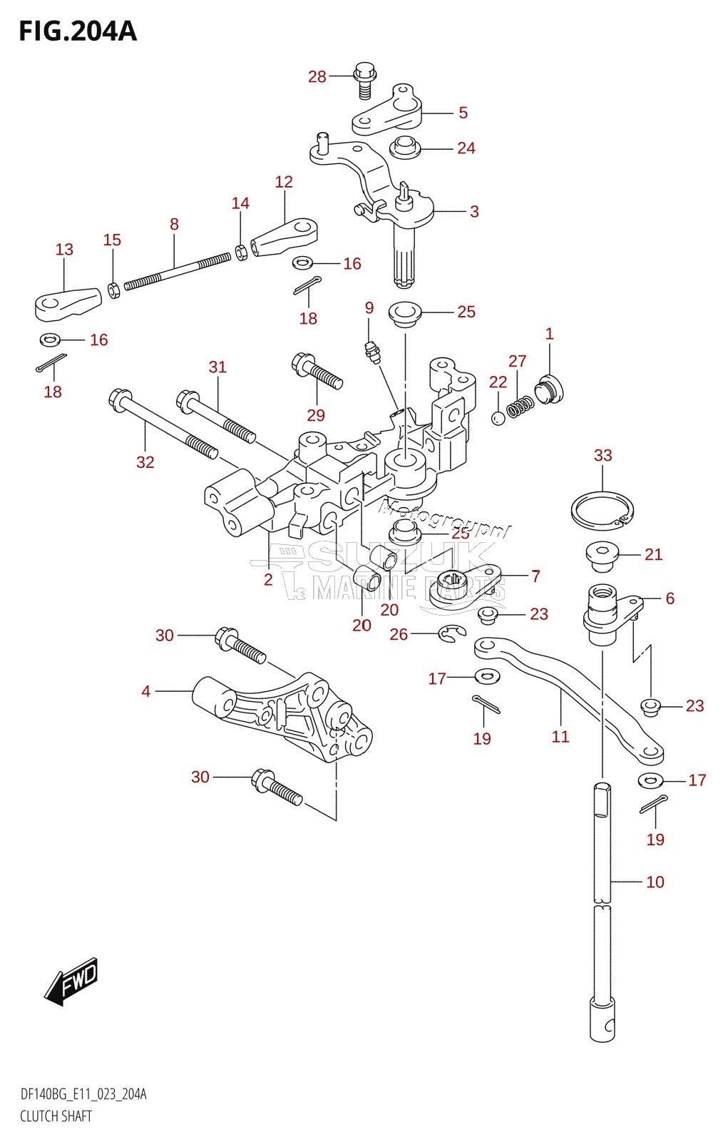 CLUTCH SHAFT