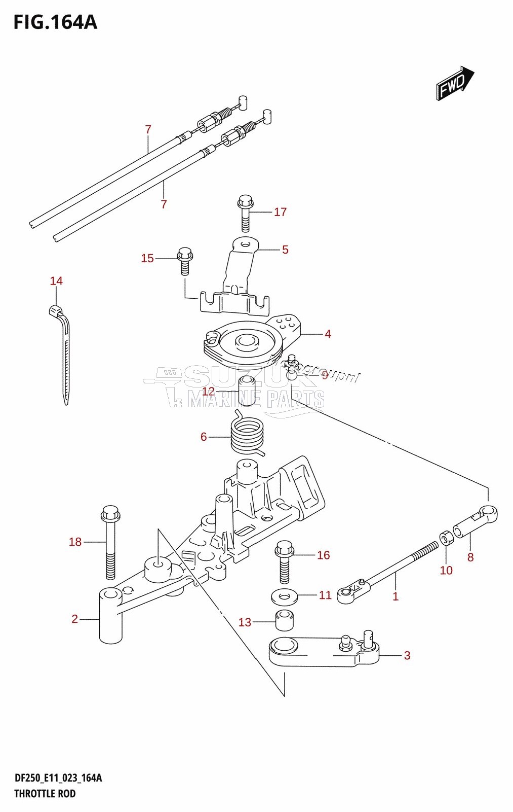 THROTTLE ROD