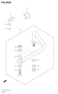 DF150 From 15001F-680001 (E01)  2006 drawing DRAG LINK