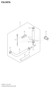 DF140BT From 14005F-240001 (E11 E40)  2022 drawing OPT:WATER PRESSURE GAUGE SUB KIT