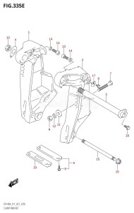 DF115A From 11503F-140001 (E11 E40)  2021 drawing CLAMP BRACKET (DF140AT:E11,DF140AZ:E11)