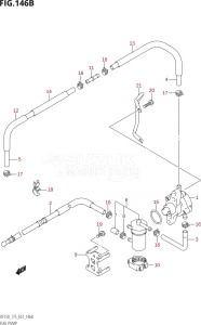 17502Z-010001 (2010) 175hp E01-Gen. Export 1 (DF175ZK10) DF175Z drawing FUEL PUMP (E01:(K10,011),E40)