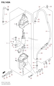 DF175Z From 17502Z-010001 (E03)  2010 drawing FUEL VAPOR SEPARATOR