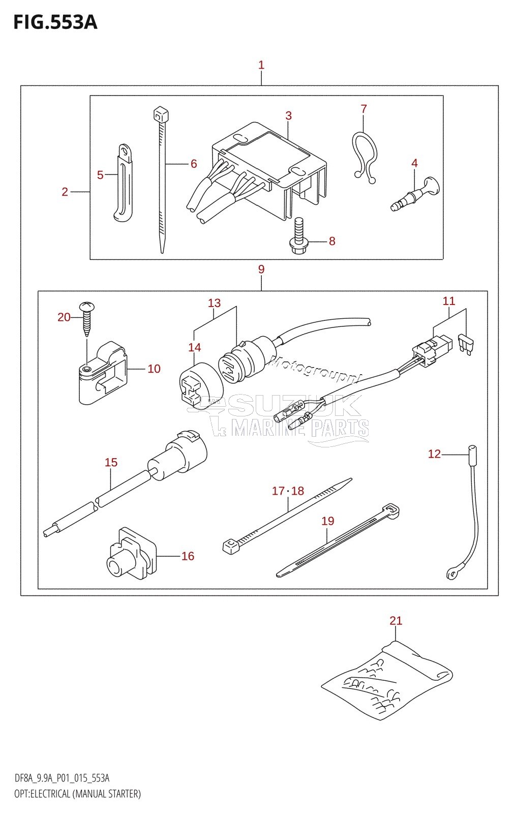 OPT:ELECTRICAL (MANUAL STARTER) (DF8A:P01:M-STARTER)