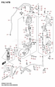 DF325A From 32501F-140001 (E01 E40)  2021 drawing FUEL PUMP /​ FUEL VAPOR SEPARATOR (E40)