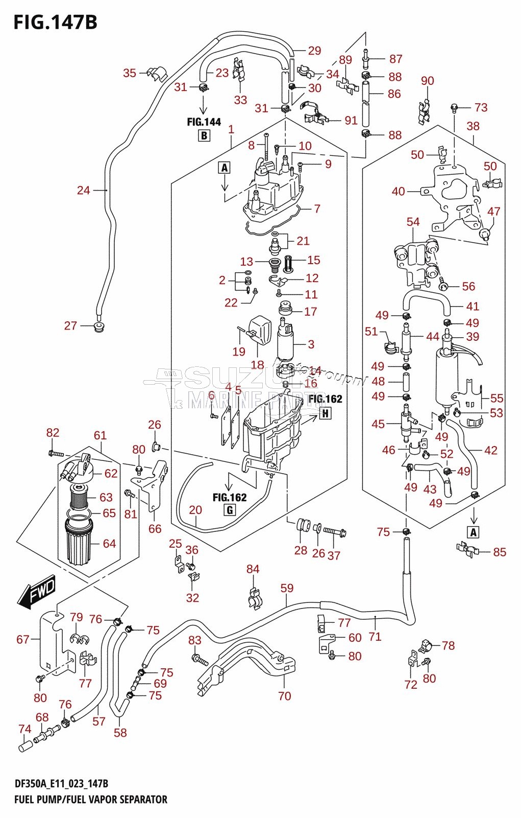 FUEL PUMP /​ FUEL VAPOR SEPARATOR (E40)