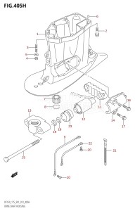 DF175Z From 17502Z-210001 (E01 E40)  2012 drawing DRIVE SHAFT HOUSING (DF175Z:E40)