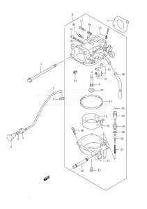 Outboard DF 9.9 drawing Carburetor