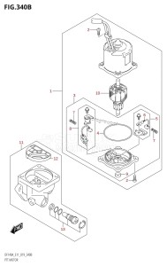 DF140A From 14003F-910001 (E11 E40)  2019 drawing PTT MOTOR (DF140AT,DF140AZ,DF115AST)