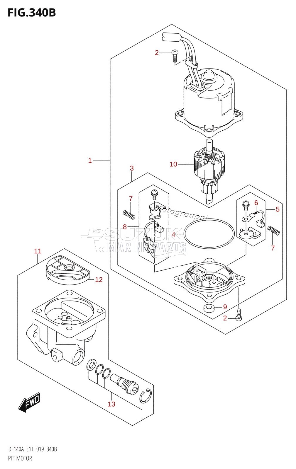 PTT MOTOR (DF140AT,DF140AZ,DF115AST)