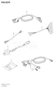 05003F-610001 (2016) 50hp E01-Gen. Export 1 (DF50A  DF50ATH) DF50A drawing OPT:HARNESS (DF50ATH:E01)