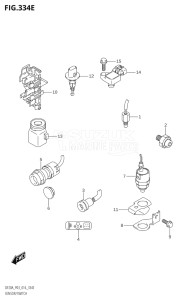 00995F-610001 (2016) 9.9hp P03-U.S.A (DF9.9B  DF9.9BR  DF9.9BT  DF9.9BTH) DF9.9B drawing SENSOR / SWITCH (DF15A:P03)