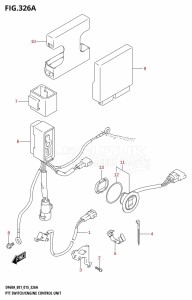 DF40A From 04003F-510001 (E01 E13)  2015 drawing PTT SWITCH /​ ENGINE CONTROL UNIT (DF40A:E01)