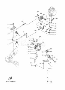 F115BETX drawing THROTTLE-CONTROL