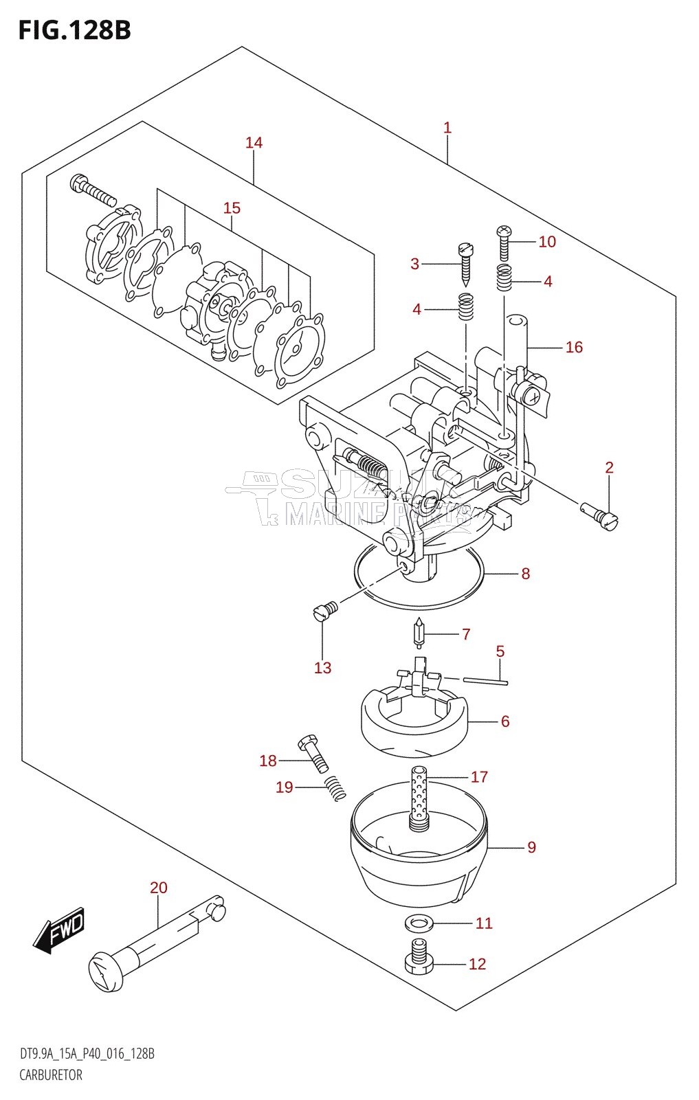 CARBURETOR (DT9.9A:P36)