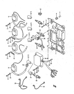 Outboard DT 140 drawing Ignition