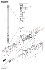 DF150A From 15003F-910001 (E01 E40)  2019 drawing TRANSMISSION (DF200AZ)