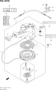 00502F-310001 (2013) 5hp P01-Gen. Export 1 (DF5) DF5 drawing RECOIL STARTER