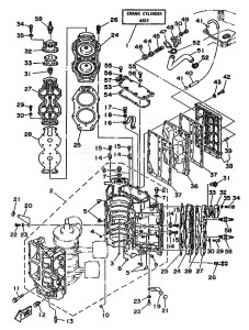 130B drawing CYLINDER--CRANKCASE