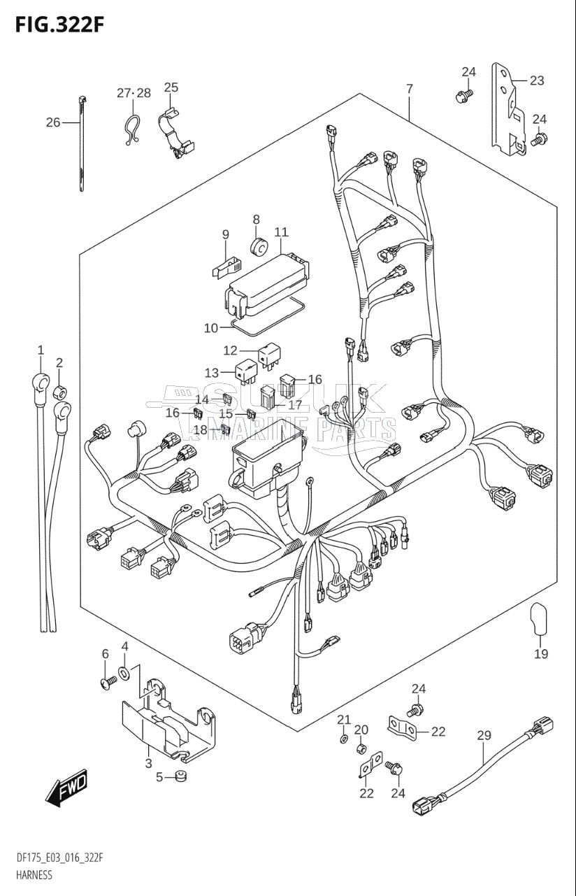 HARNESS (DF175TG:E03)