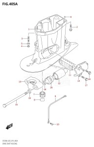 DF150A From 15003F-910001 (E03)  2019 drawing DRIVE SHAFT HOUSING (DF200AT)