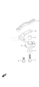 Outboard DF 25A drawing Throttle Control Non-Remote Control