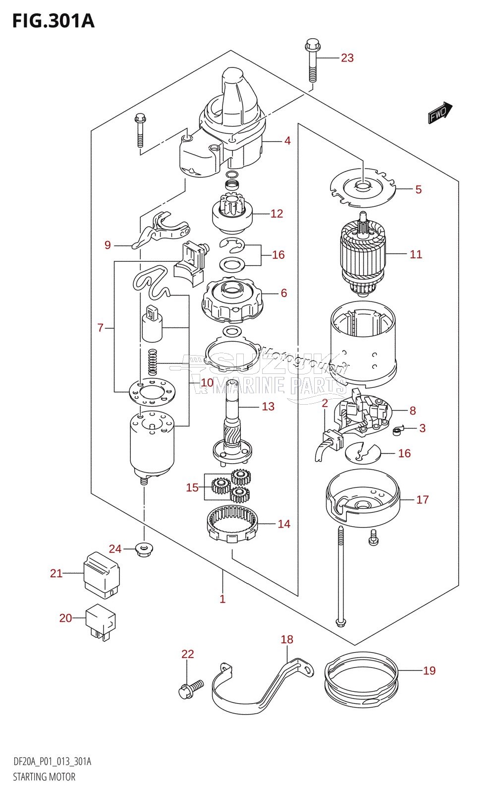 STARTING MOTOR (E-STARTER)