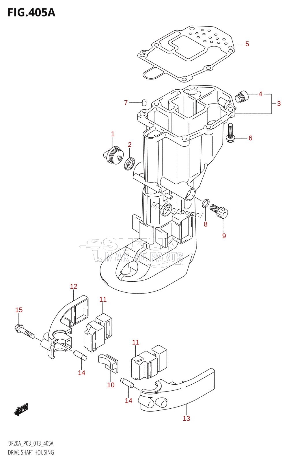 DRIVE SHAFT HOUSING