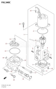 DF140A From 14003F-410001 (E01 E40)  2014 drawing PTT MOTOR (DF115AT:E01)