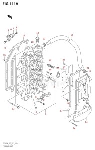 DF140AZ From 14003Z-310001 (E03)  2013 drawing CYLINDER HEAD