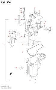 DF60 From 06001F-780001 (E01)  2007 drawing FUEL VAPOR SEPARATOR (W,X)