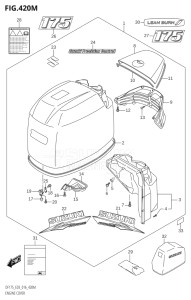 17502F-610001 (2016) 175hp E03-USA (DF175TG) DF175TG drawing ENGINE COVER (DF175TG:E03)
