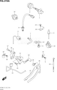 17503P-240001 (2022) 175hp E11-Gen. Export 2 (DF175AP    DF175AP) DF175AP drawing SENSOR