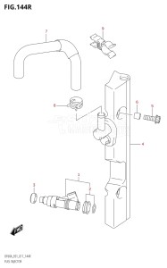 04003F-710001 (2017) 40hp E01-Gen. Export 1 (DF40A  DF40AQH  DF40ATH) DF40A drawing FUEL INJECTOR (DF60AVT:E01)