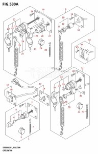 DF225Z From 22503Z-810001 (E01 E40)  2018 drawing OPT:SWITCH