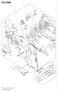 14003Z-410001 (2014) 140hp E01-Gen. Export 1 (DF140AZ) DF140AZ drawing OPT:REMOTE CONTROL (DF100AT:E40)