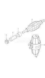 DF 150 drawing Fuel Hose