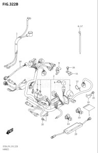 00995F-910001 (2019) 9.9hp P01-Gen. Export 1 (DF9.9B  DF9.9BTH) DF9.9B drawing HARNESS (DF9.9BR,DF15AR,DF20AR)