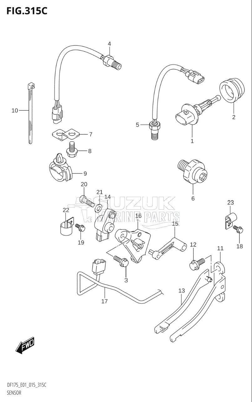 SENSOR (DF150TG:E01)