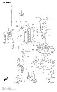 DF350A From 35001F-710001 (E01)  2017 drawing PTT SWITCH /​ ENGINE CONTROL UNIT (DF325A:E40)