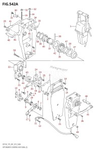 DF150 From 15002F-310001 (E01 E40)  2013 drawing OPT:REMOTE CONTROL ASSY DUAL (2)