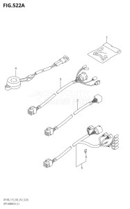 09001F-510001 (2005) 90hp E03-USA (DF90TK5) DF90 drawing OPT:HARNESS (1)