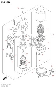 DF175A From 17503F-910001 (E03)  2019 drawing STARTING MOTOR