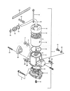 DT 75 drawing Power Unit (1988 to 1989)